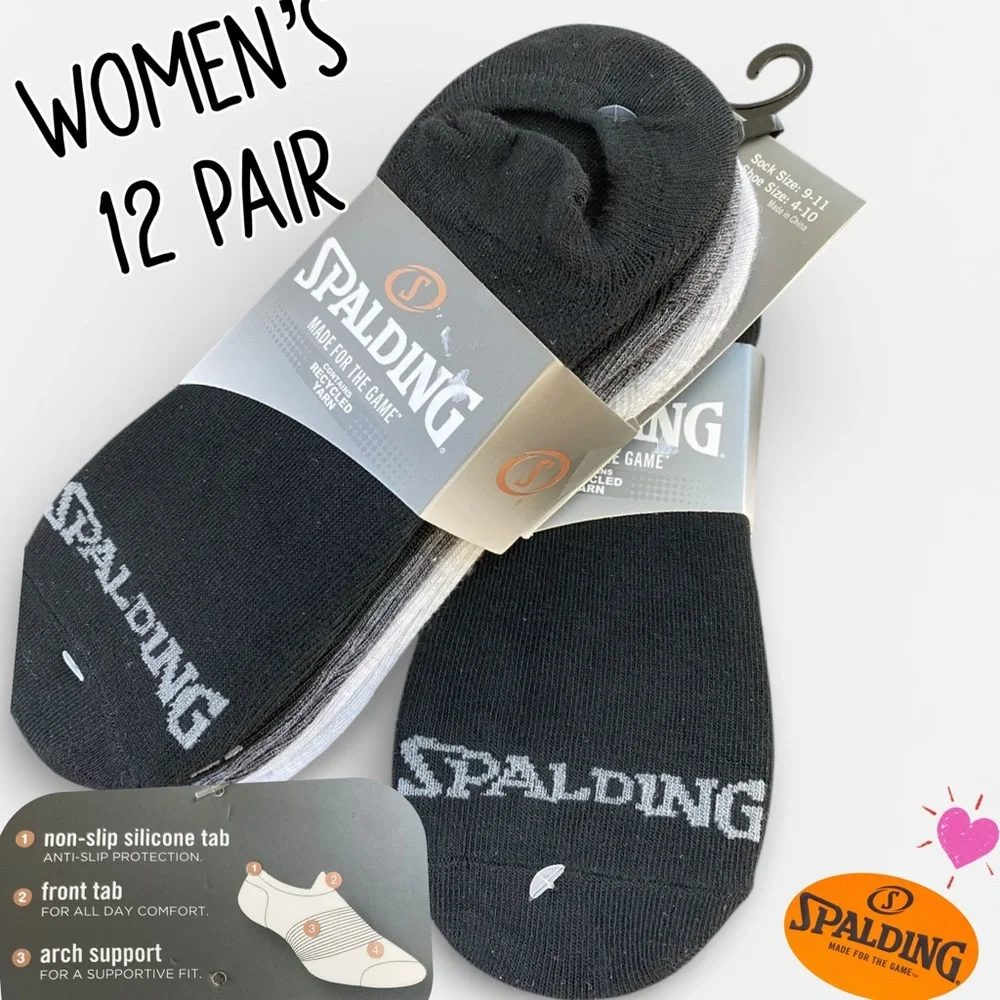 🌸Womens No Show Socks 12 Pair